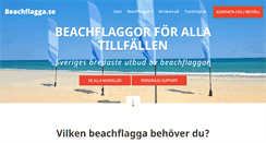 Desktop Screenshot of beachflagga.se