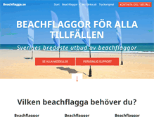 Tablet Screenshot of beachflagga.se